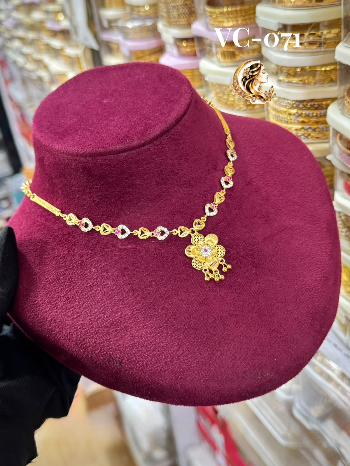 Gold plated necklace