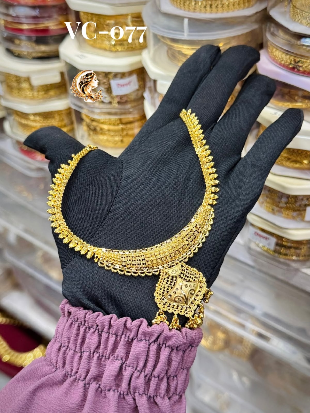 Gold plated necklace