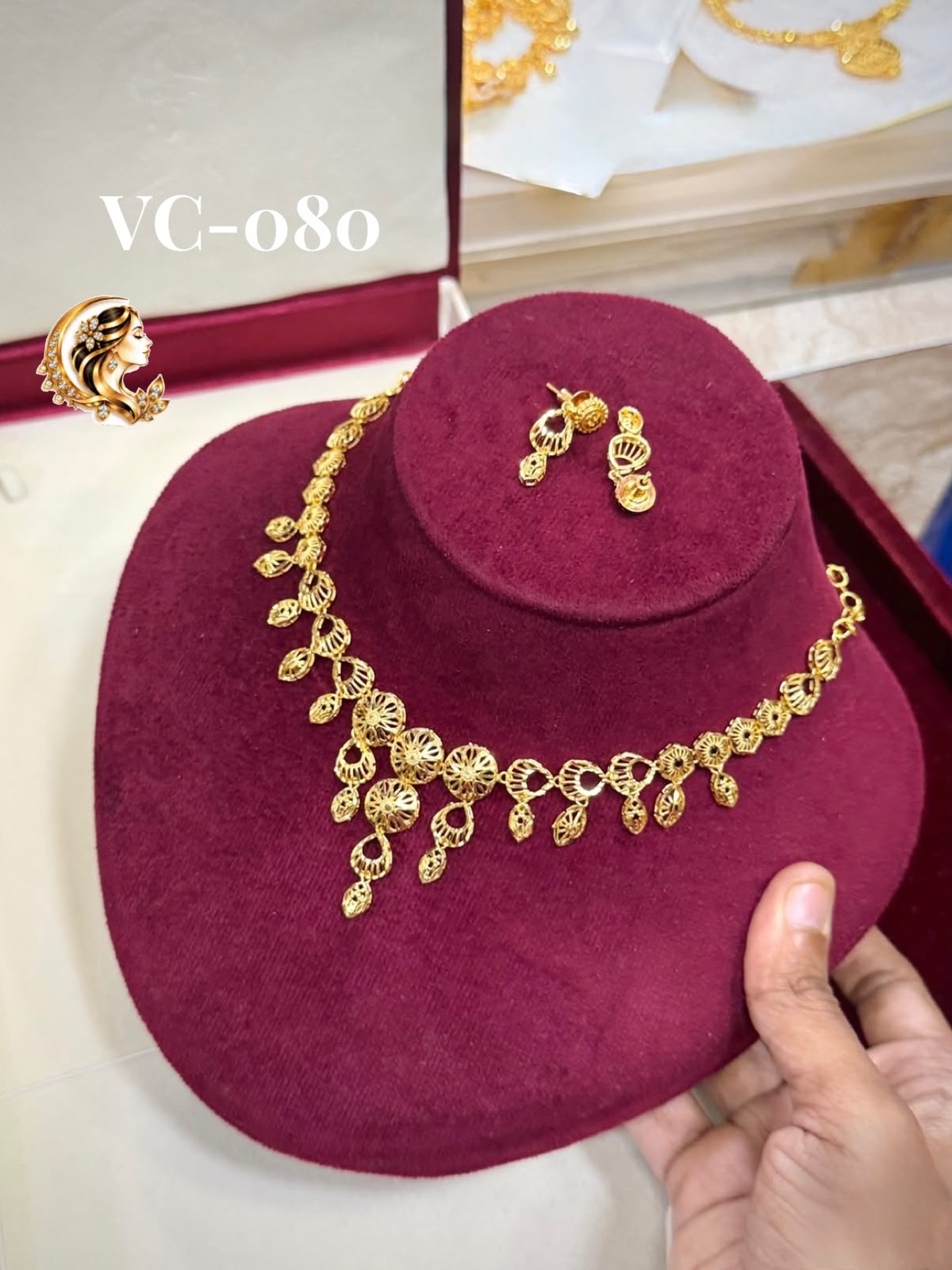 Gold plated necklace