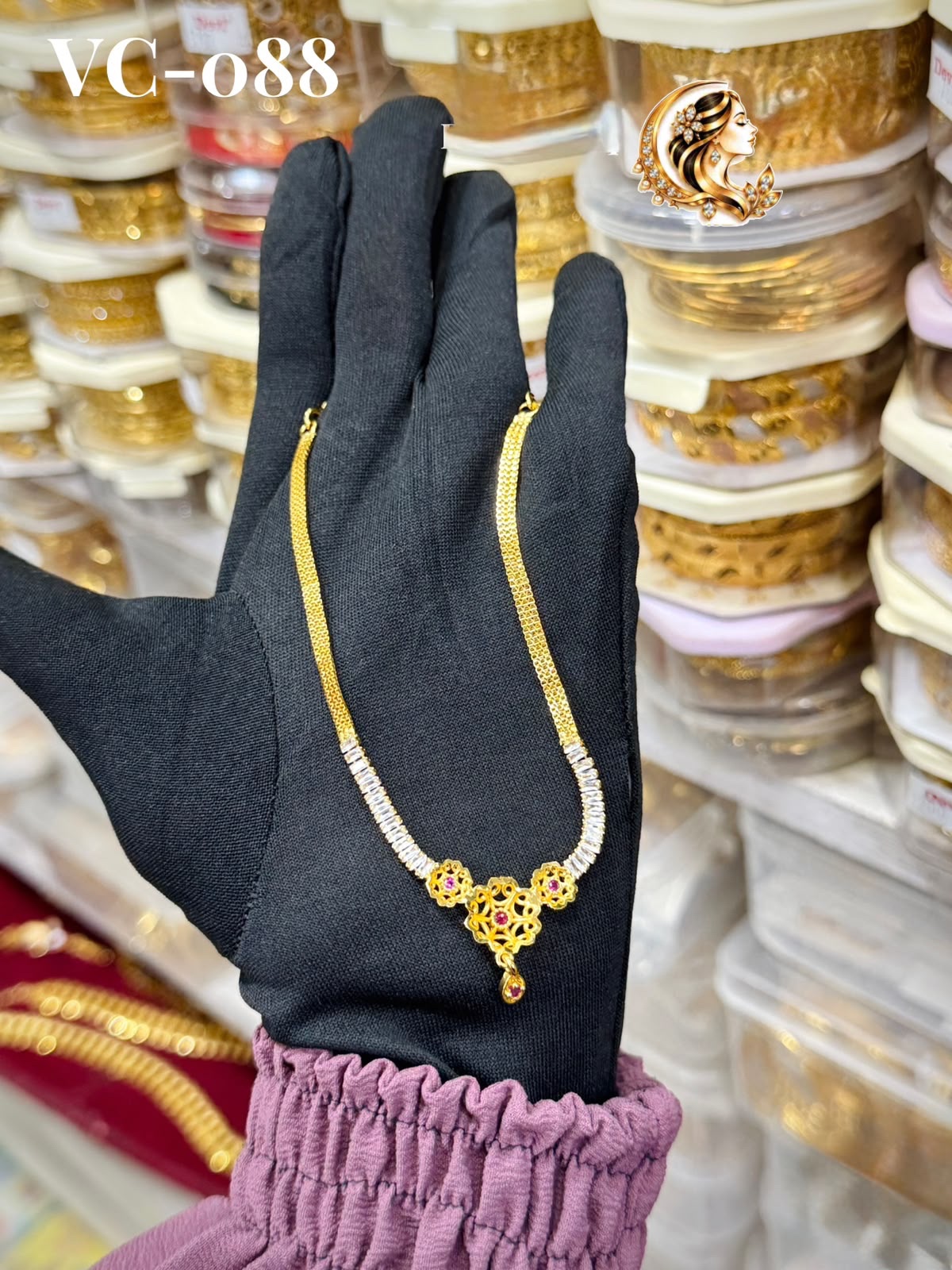 Gold plated necklace 1