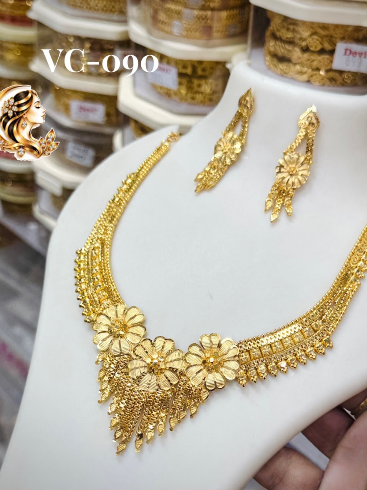 Gold plated necklace
