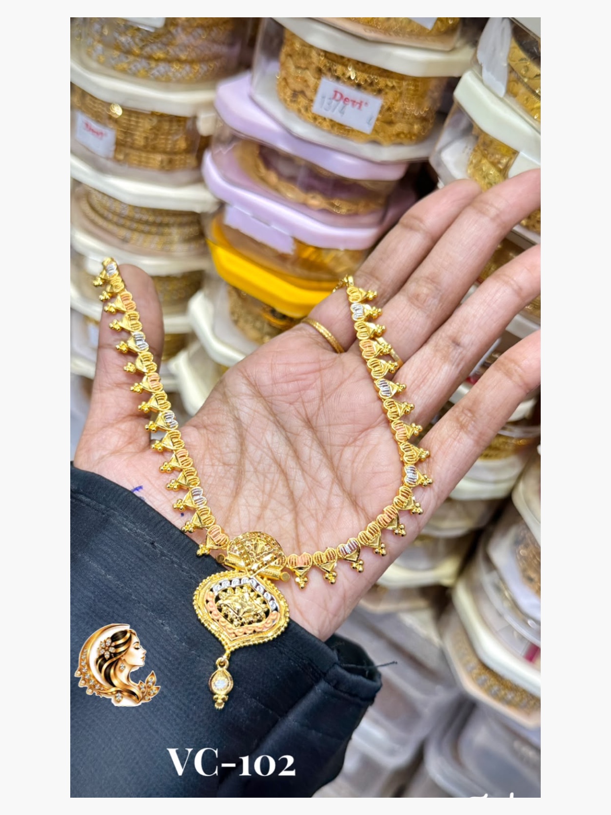 Gold plated necklace 1