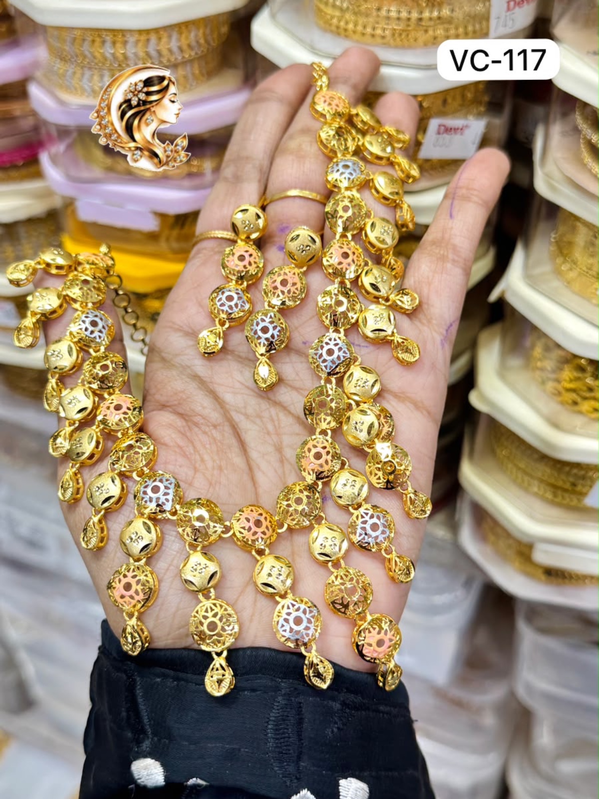 Gold plated necklace