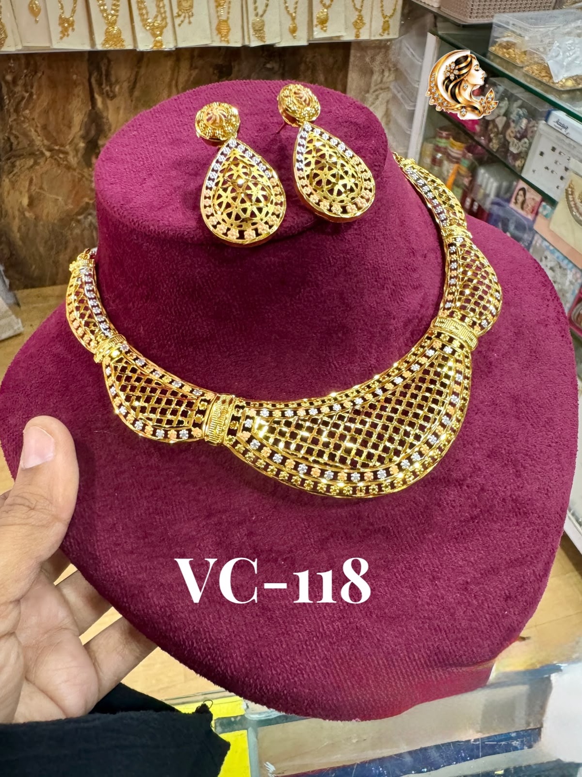Gold plated necklace
