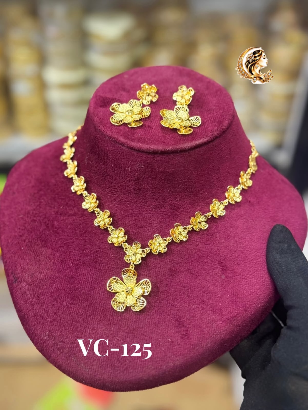 Gold plated necklace 1
