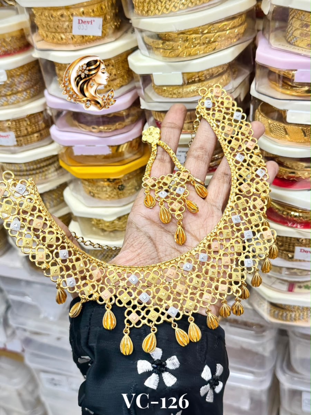 Gold plated necklace 1