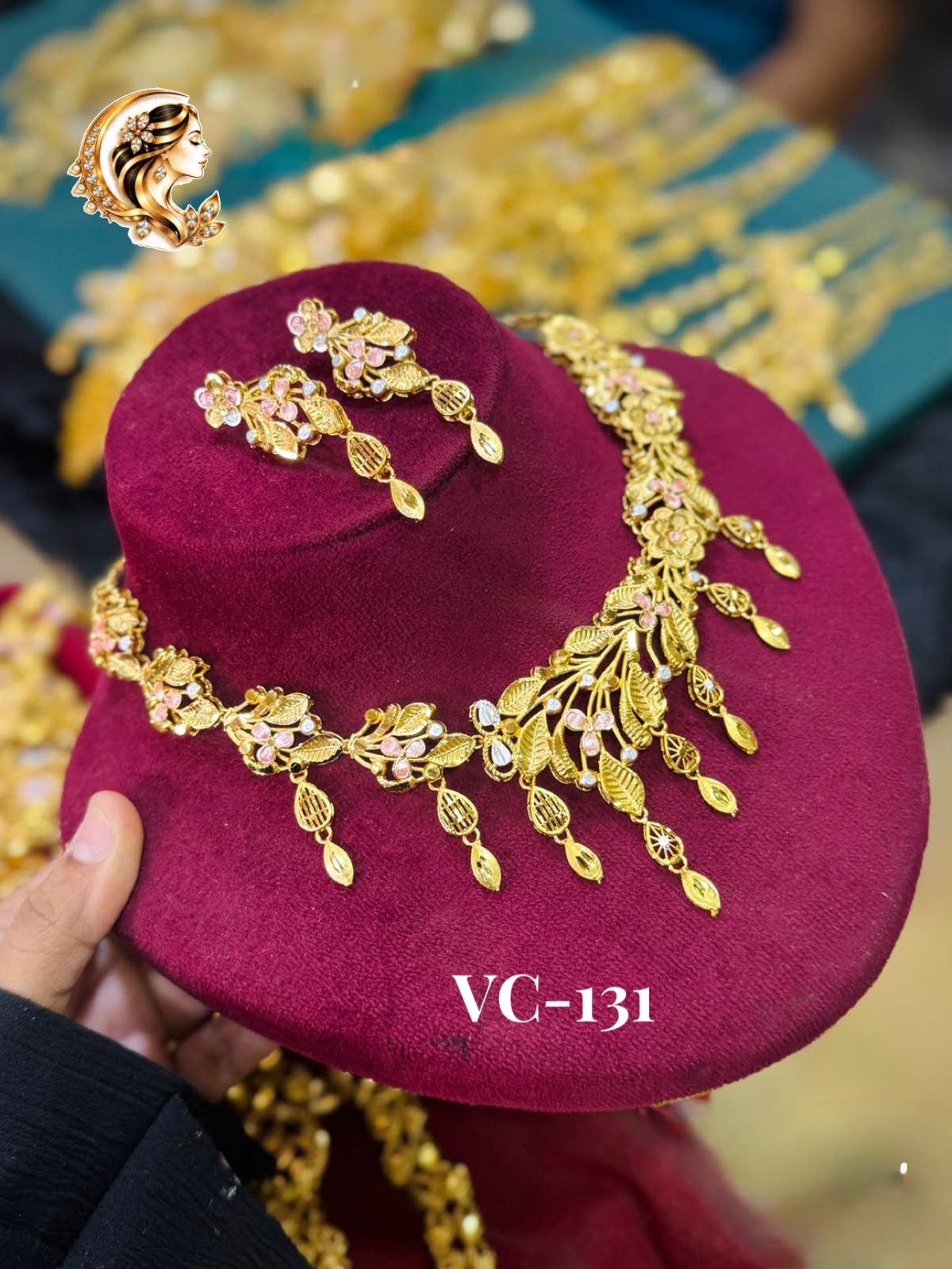 Gold plated heavy necklace