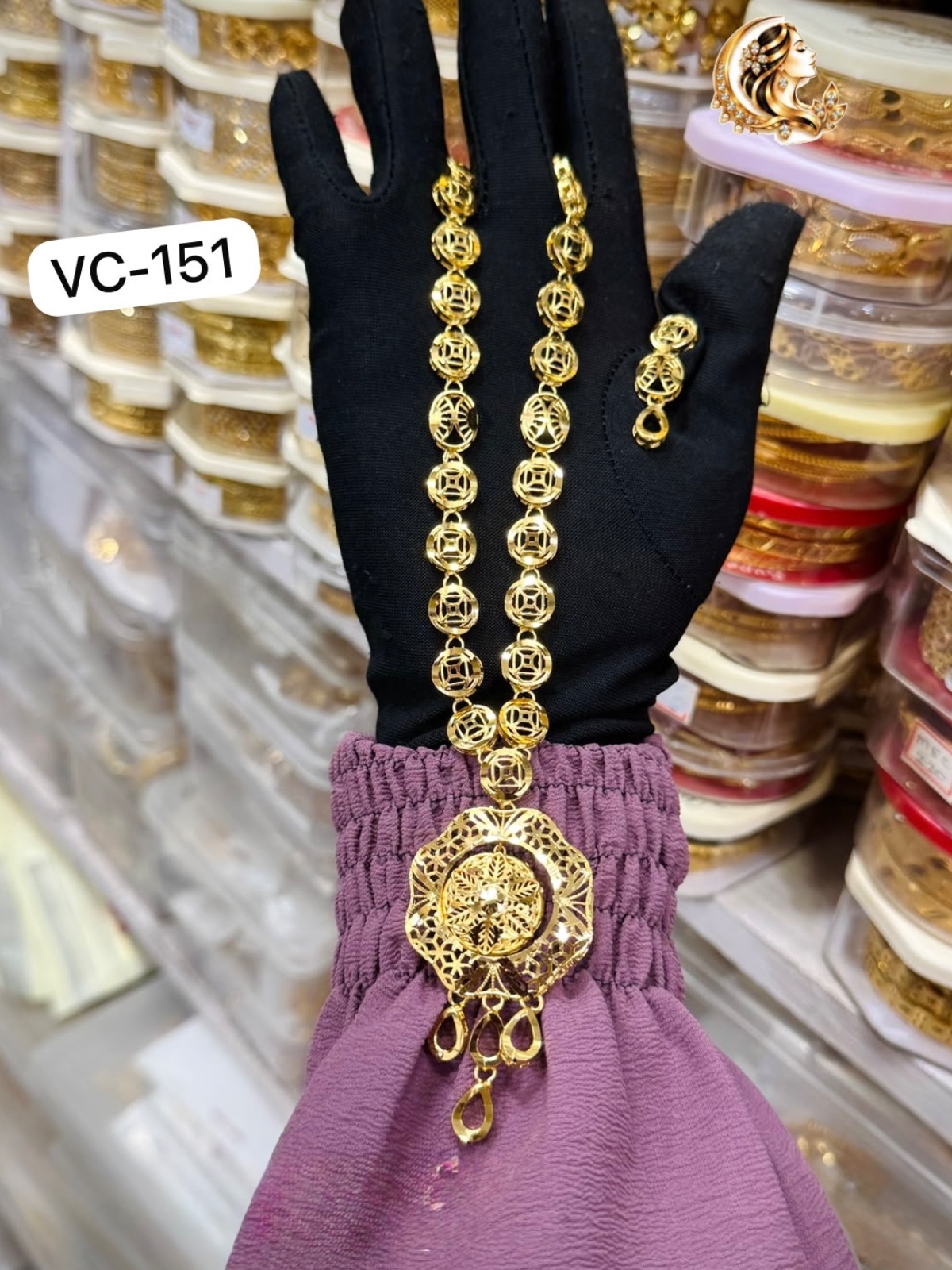 Gold plated middle haram 1