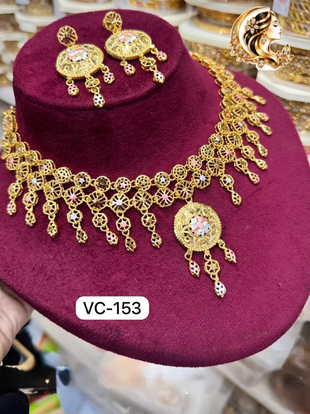 Gold plated heavy necklace