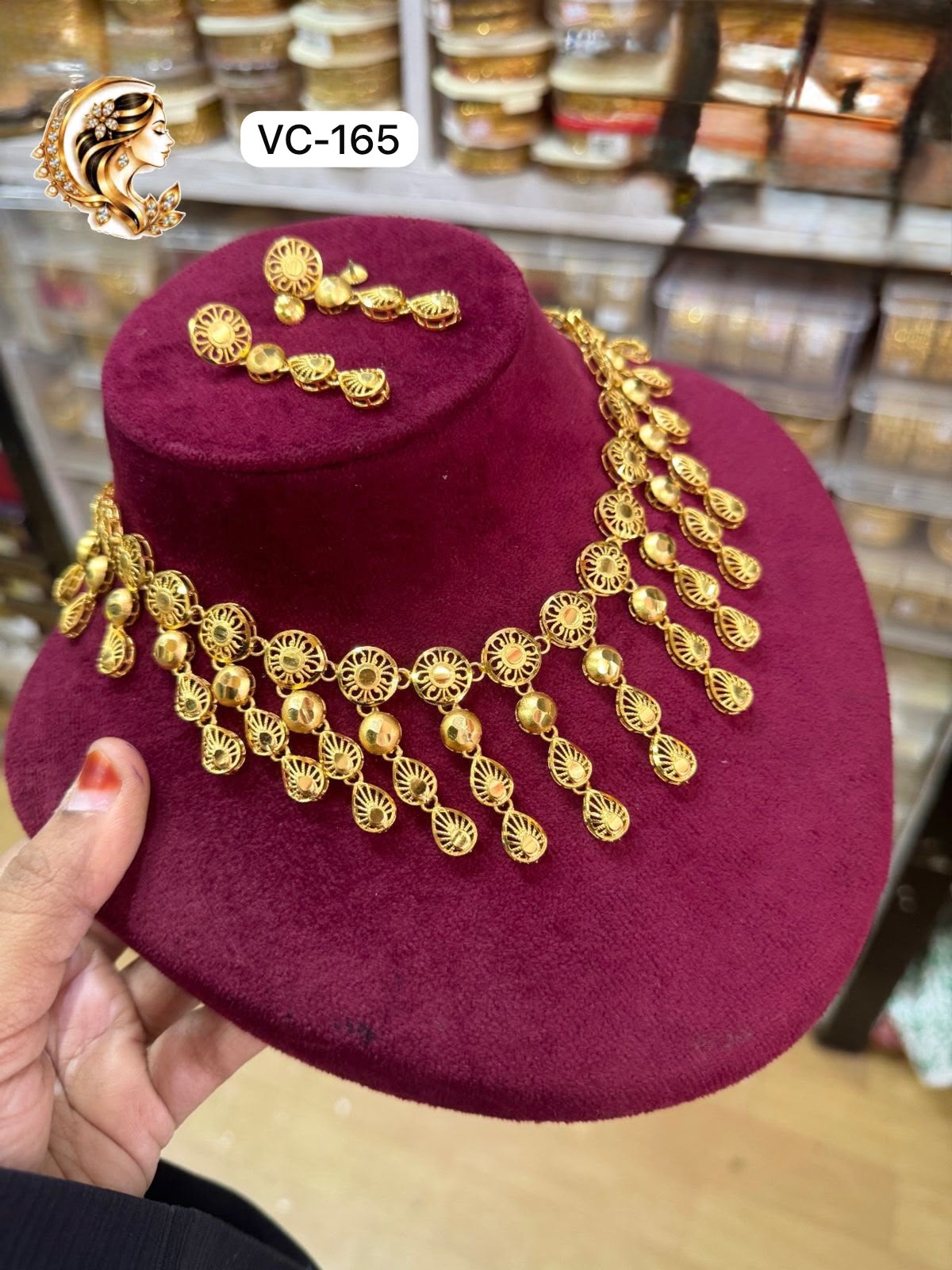 Gold plated necklace 1