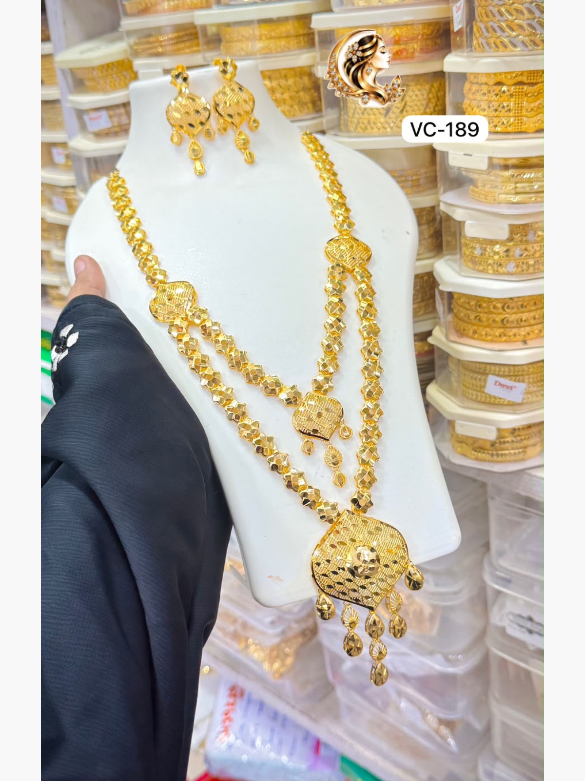 Gold plated long haram