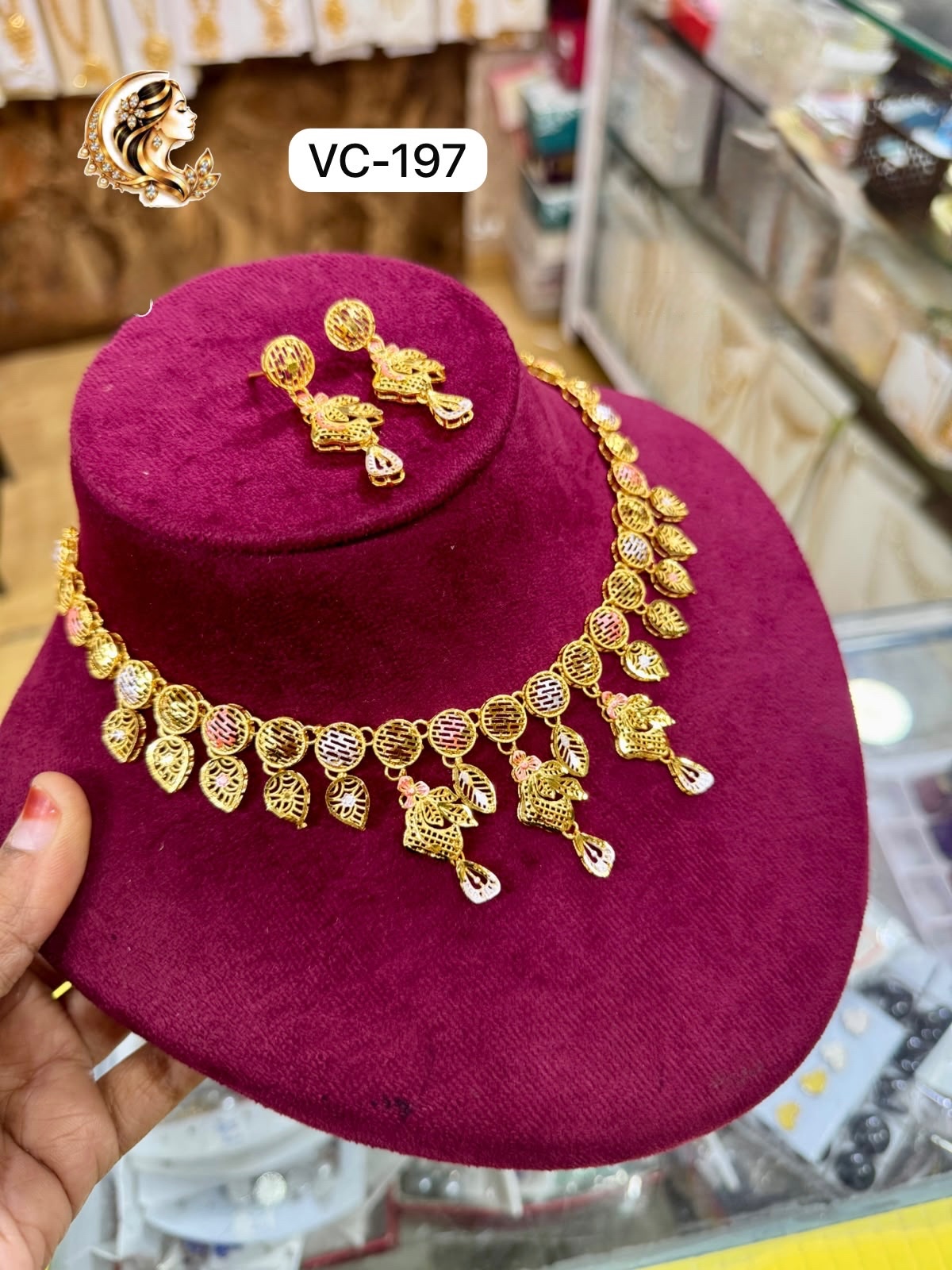 Gold plated necklace
