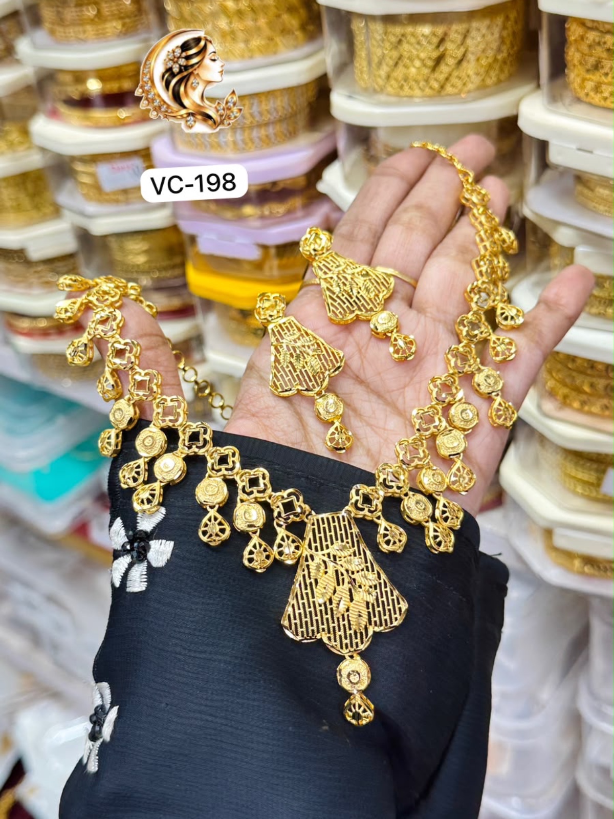 Gold plated necklace