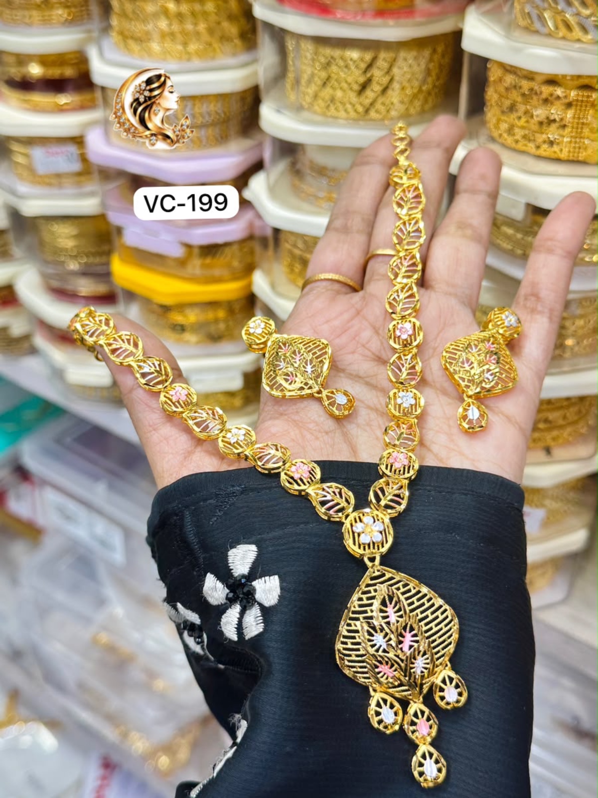 Gold plated necklace