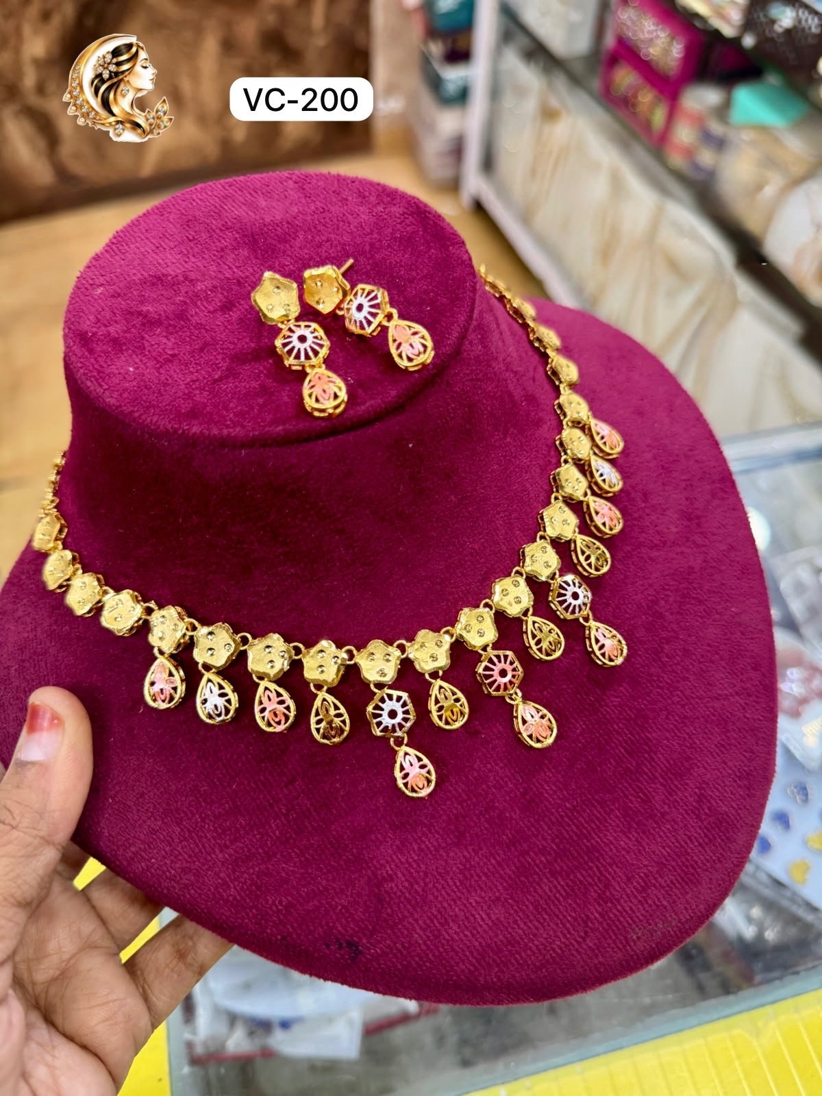 Gold plated necklace
