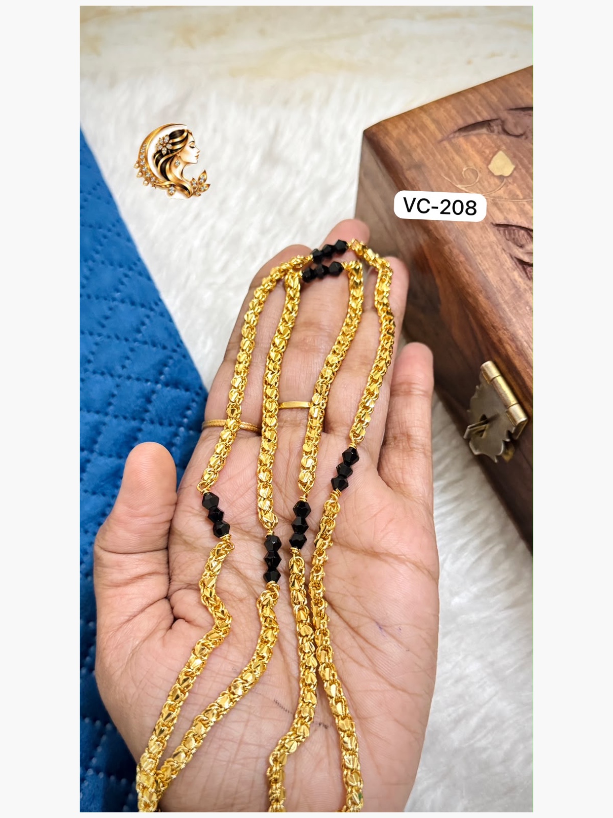 Micro plated karumani chain
