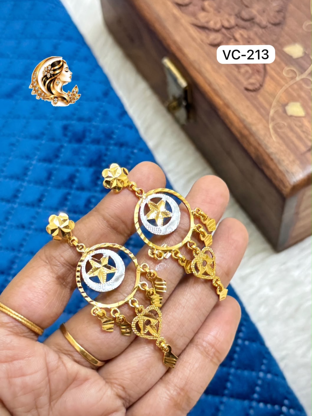 Micro plated daily wear earring