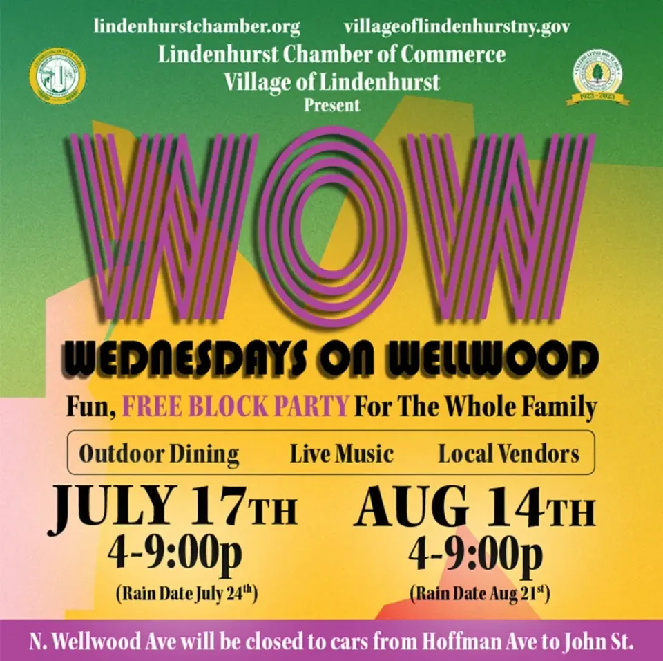 Flyer for Wednesdays on Wellwood 2024