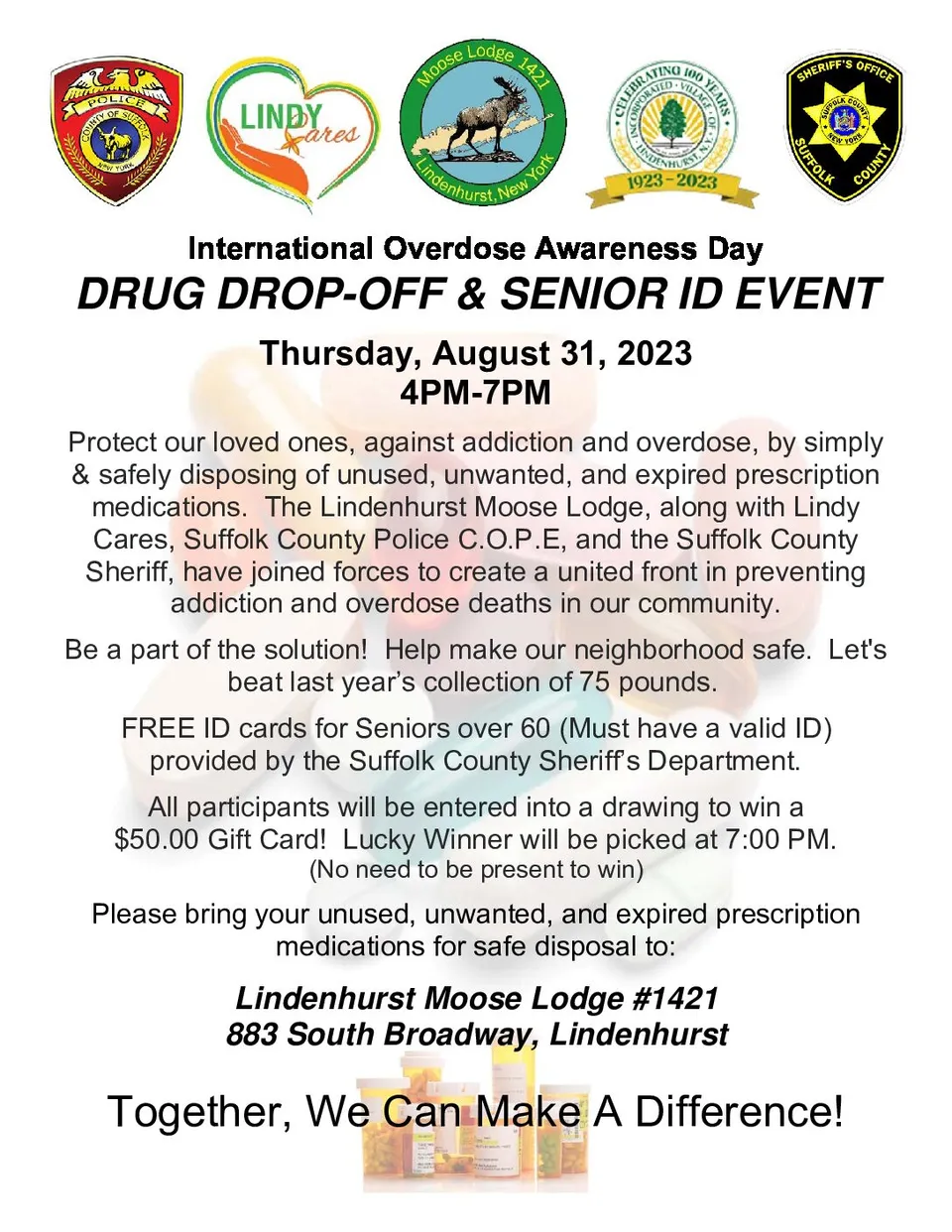 Flyer or image for Overdose Awareness Day