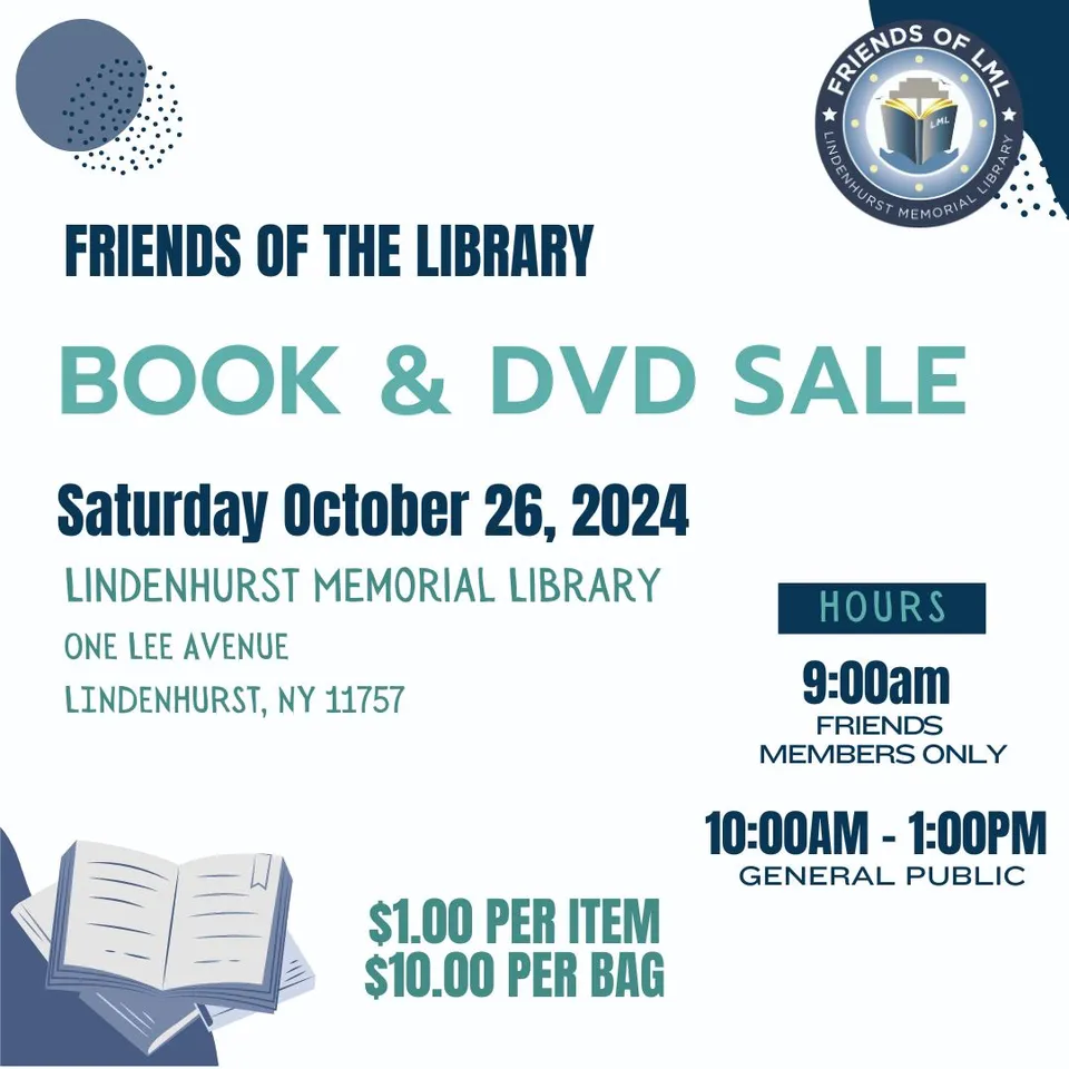 Flyer or image for Friends of the Library Book Sale