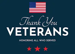 Flyer or image for Veterans Day Ceremony