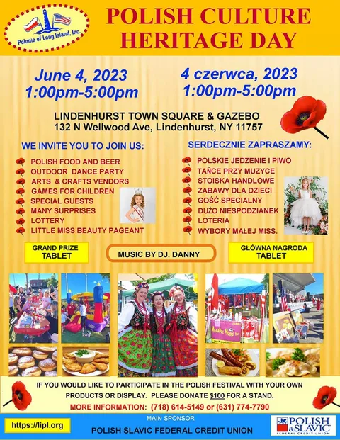 Flyer or image for Polish Heritage Day
