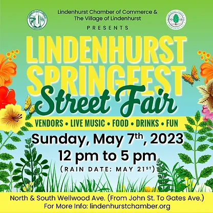 Flyer or image for Lindenhurst Springfest Street Fair