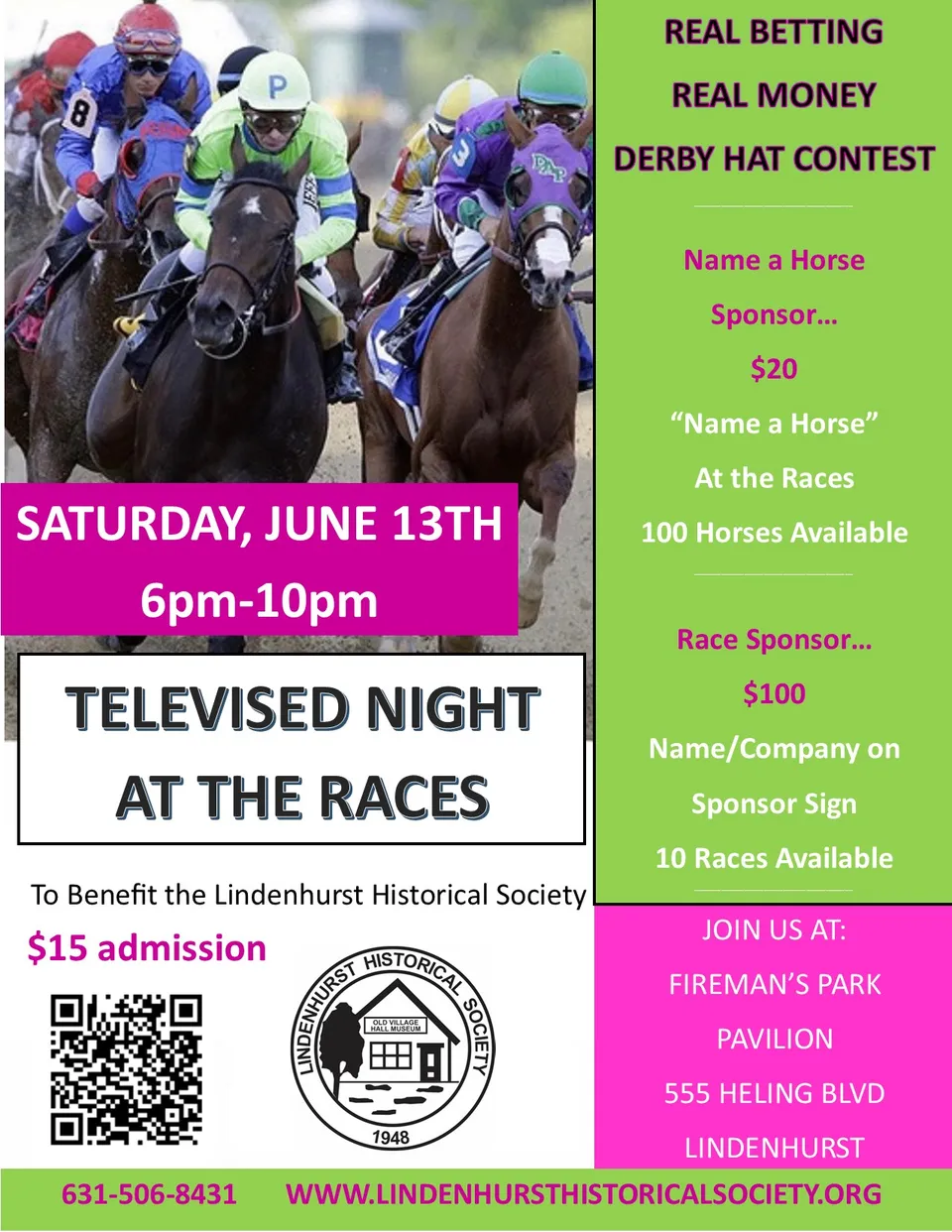 Flyer or image for A Night at The Races