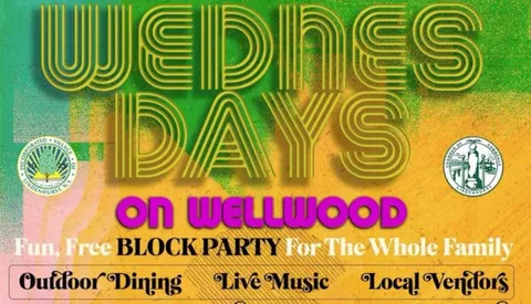 Flyer or image for WEDNESDAYS ON WELLWOOD
