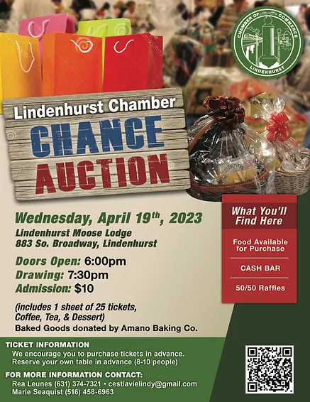 Flyer or image for 1st Annual Chance Auction