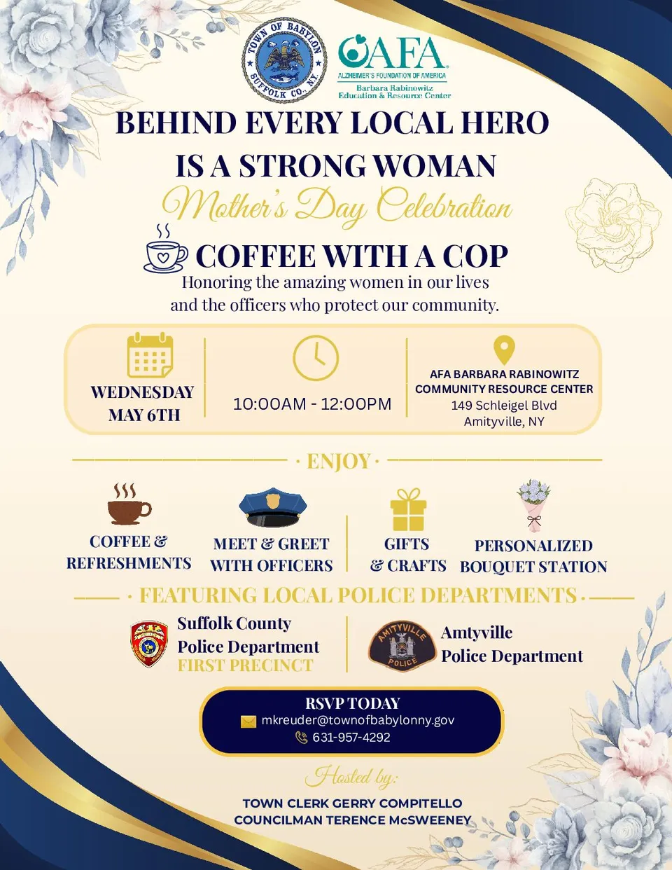 Flyer or image for Coffee With a Cop – Mother’s Day Celebration