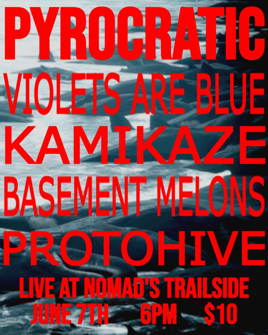 PYROCRATIC | VIOLETS ARE BLUE | KAMIKAZE + more image
