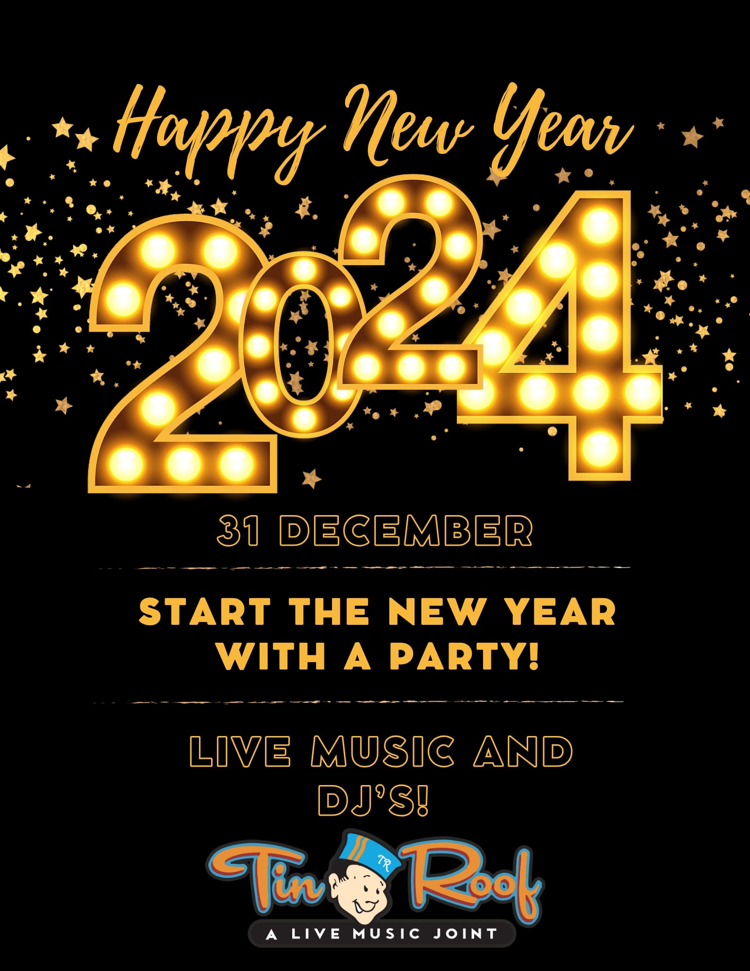 Black & Yellow NYE Party! image