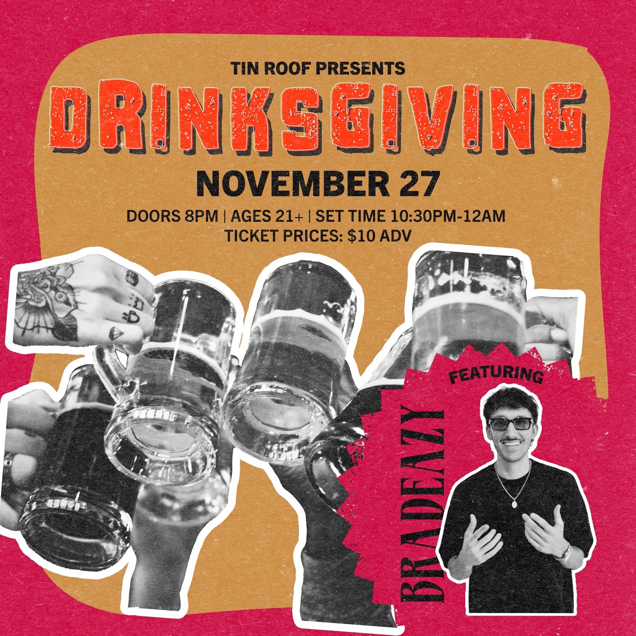 Drinksgiving with BRADEAZY! image