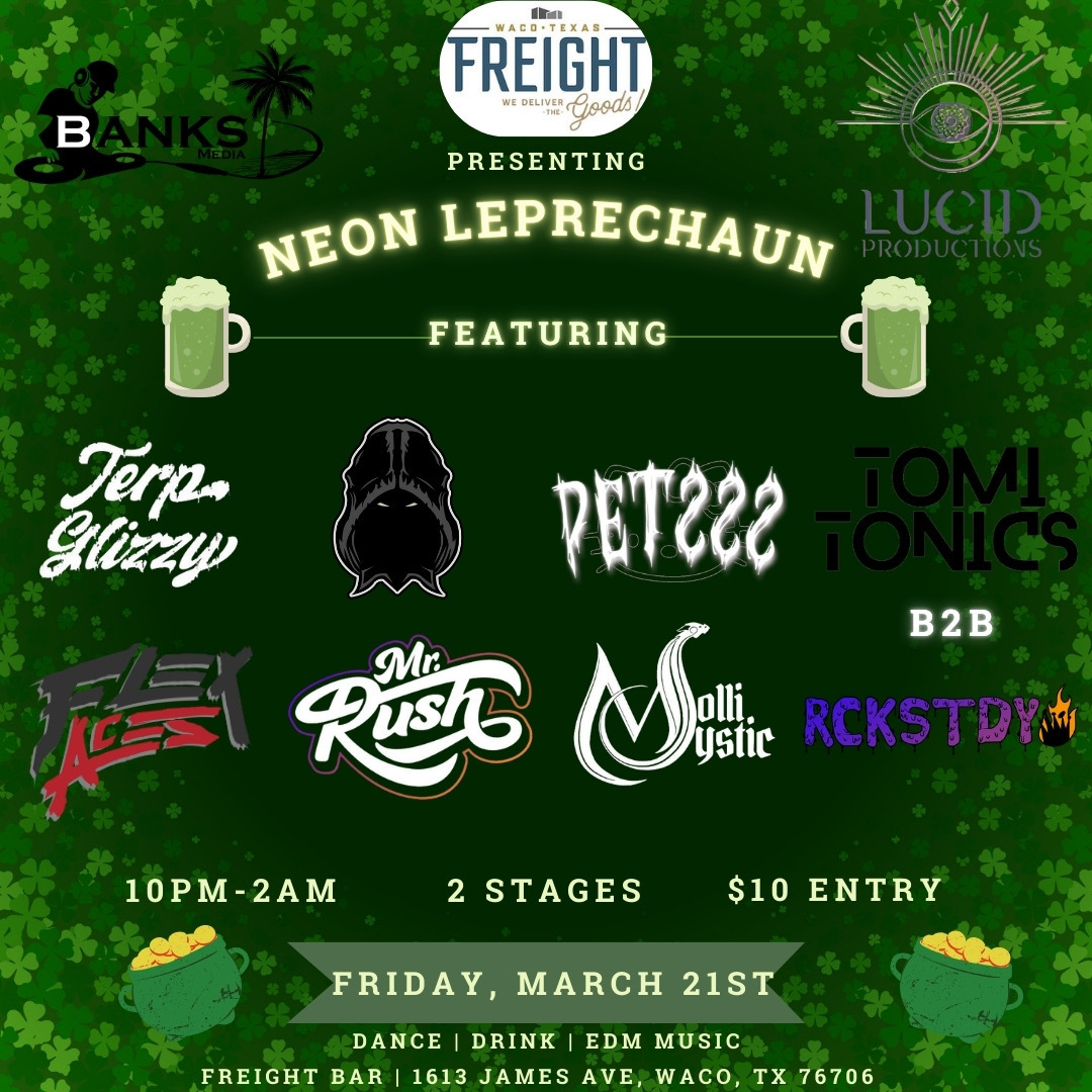 Neon Leprechaun @ Freight image