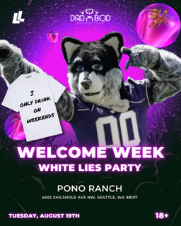 Washington Sylly Week White Lies Party image