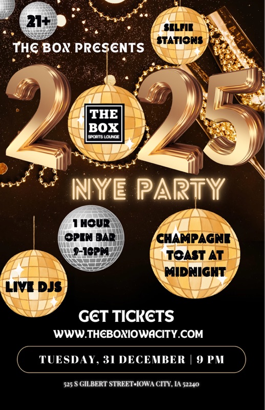 2025 NYE PARTY @ The Box image