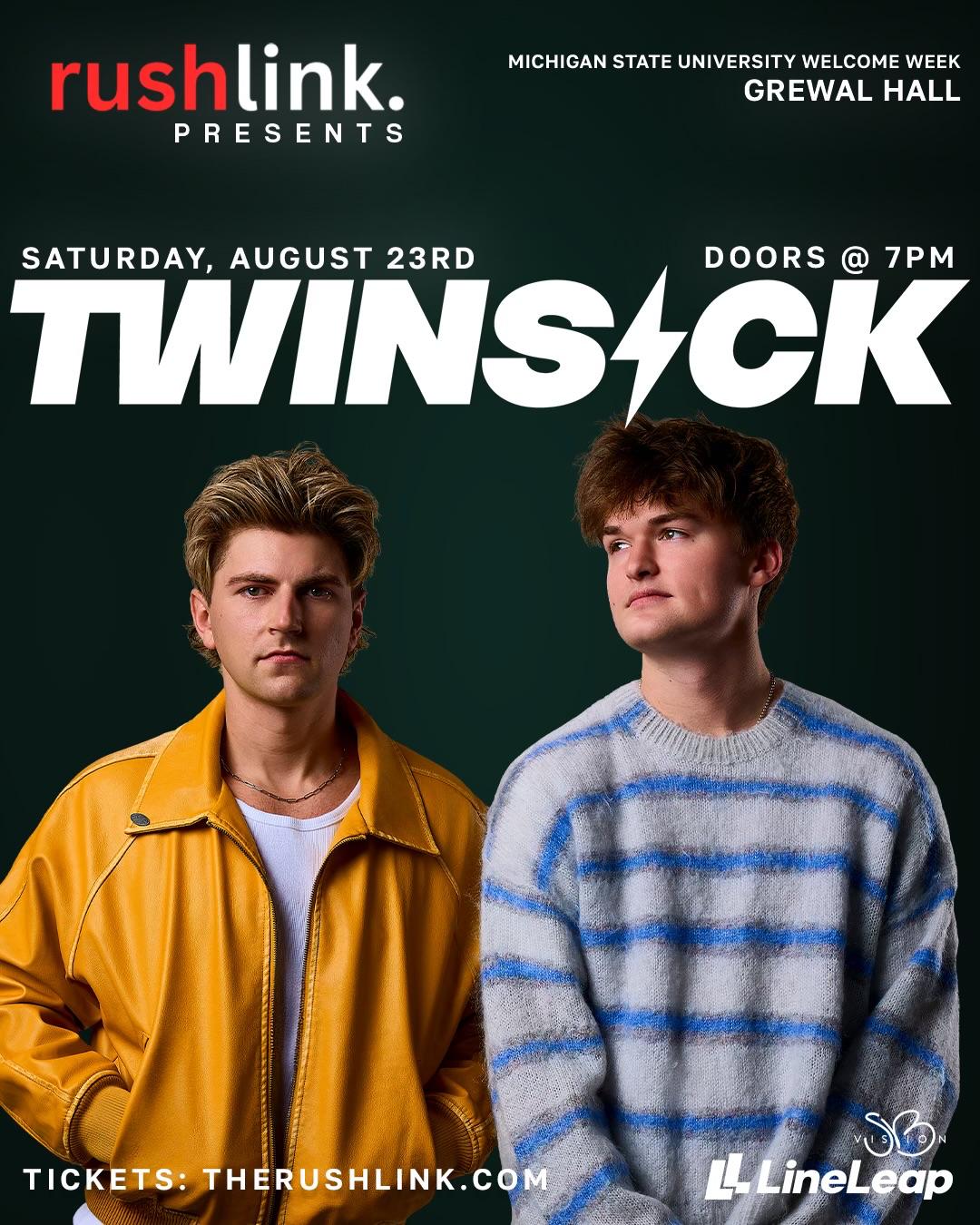 RushLink Presents: Twinsick @ MSU image