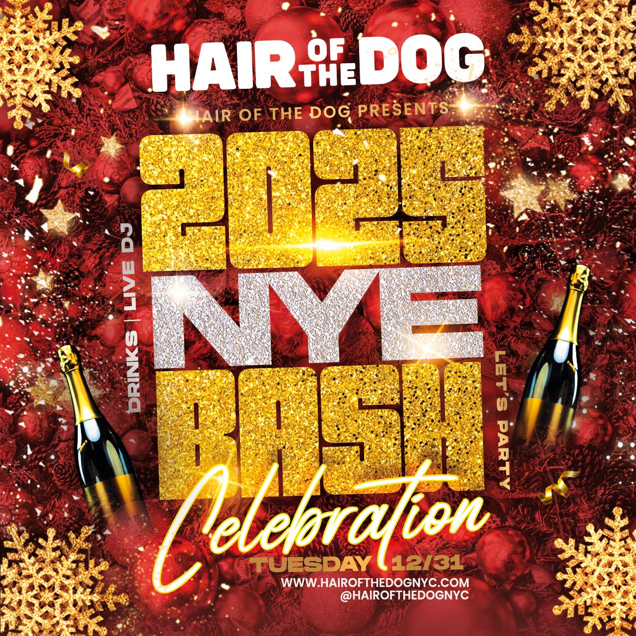 NYE 2025 at Hair of the Dog image