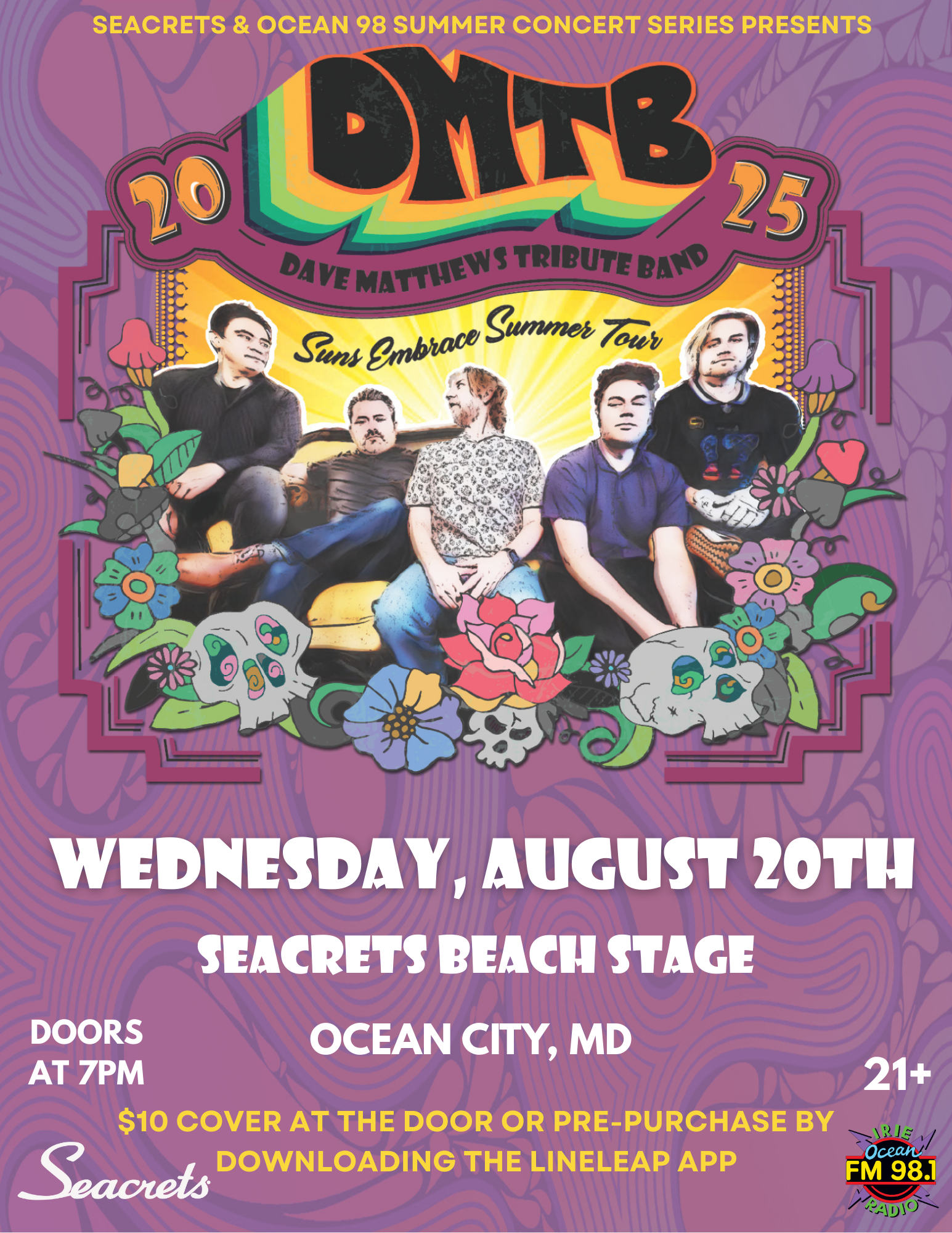 DAVE MATTHEWS TRIBUTE BAND at Seacrets image