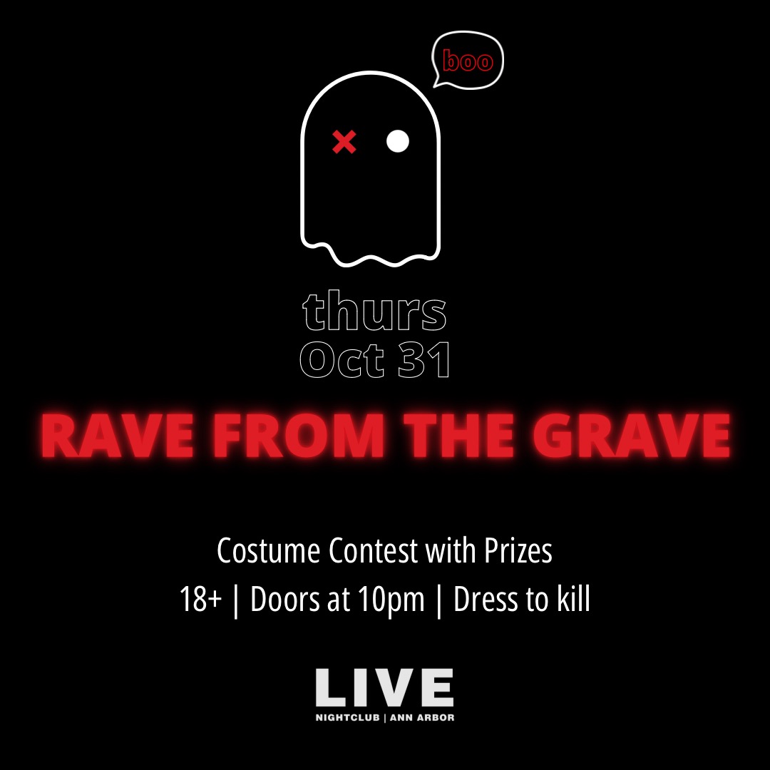 LIVE Halloween: Rave from the Grave (18+) image