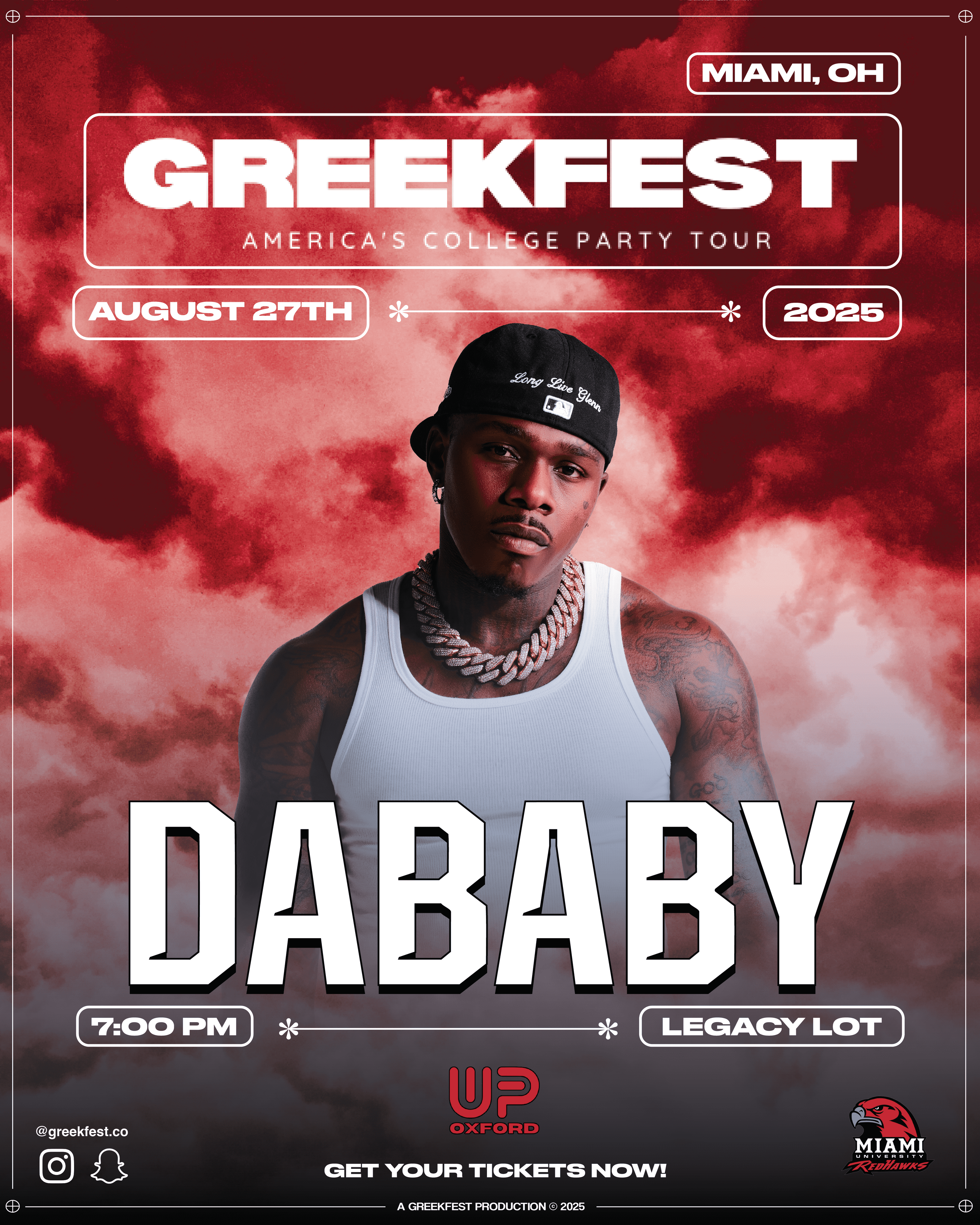 GreekFest Presents: DaBaby @ Miami Ohio! image