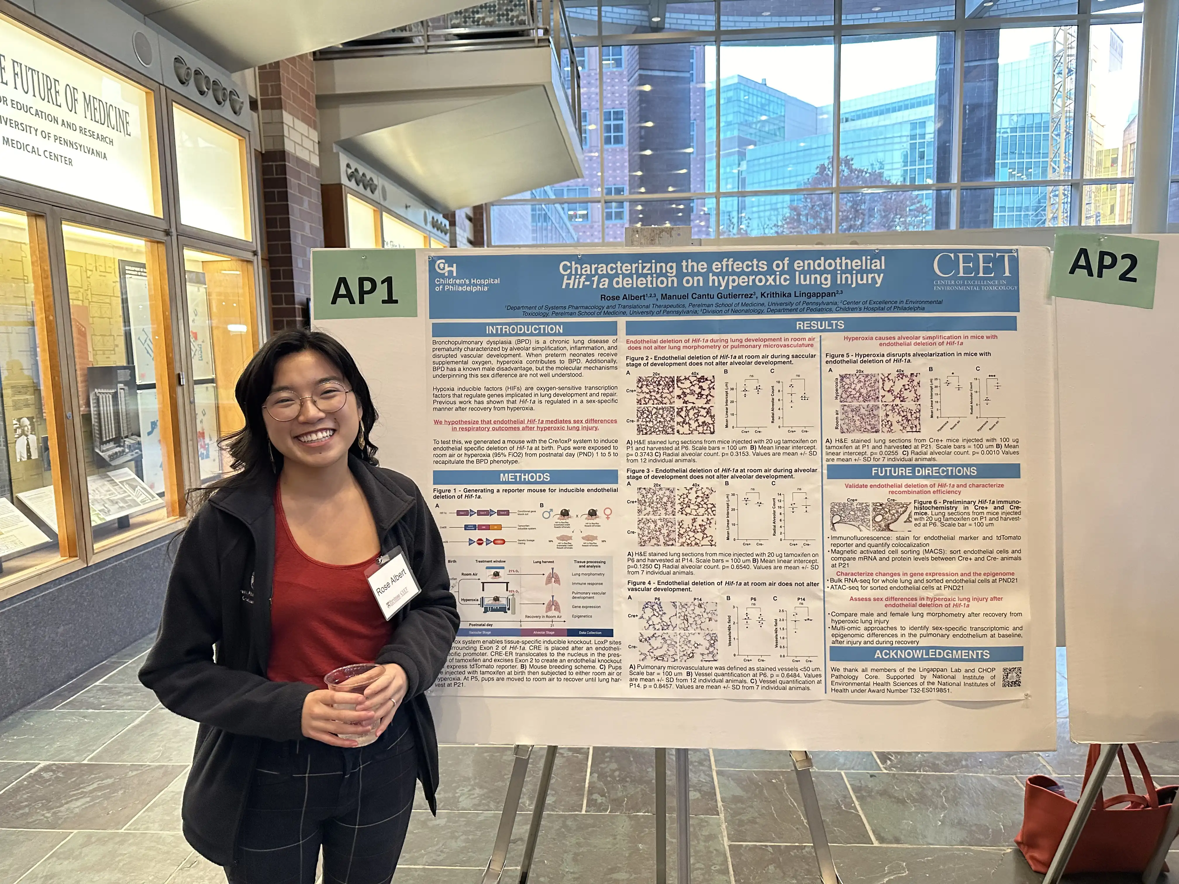 Rose At the Center of Excellence in Environmental Toxicology Symposium.