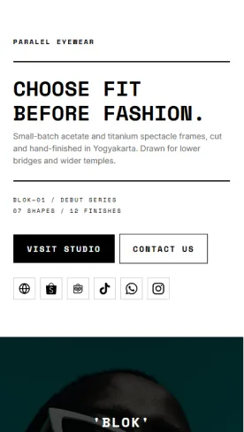 Paralel — Eyewear Studio, Acetate, Grid & Bridge thumbnail