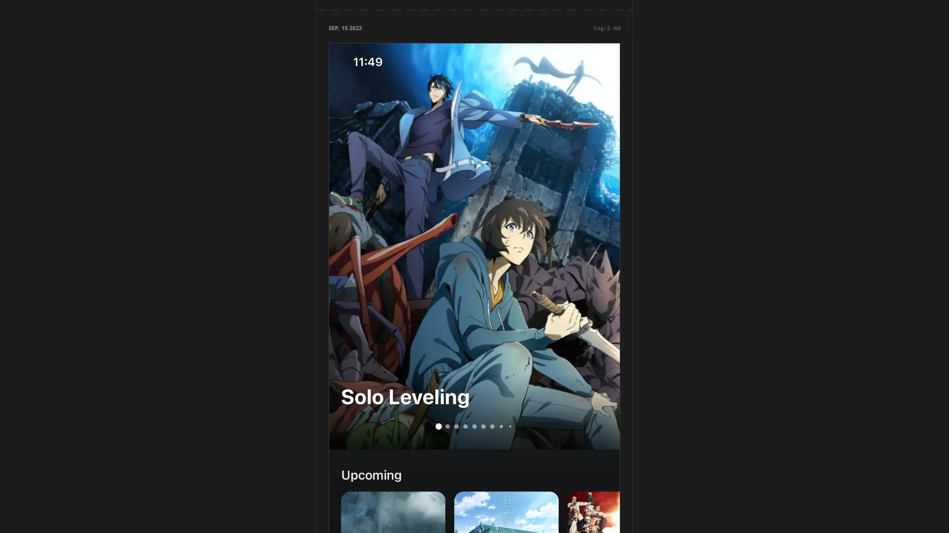 screenshot of more of Erik Bautista Santibanez's portfolio and their work
