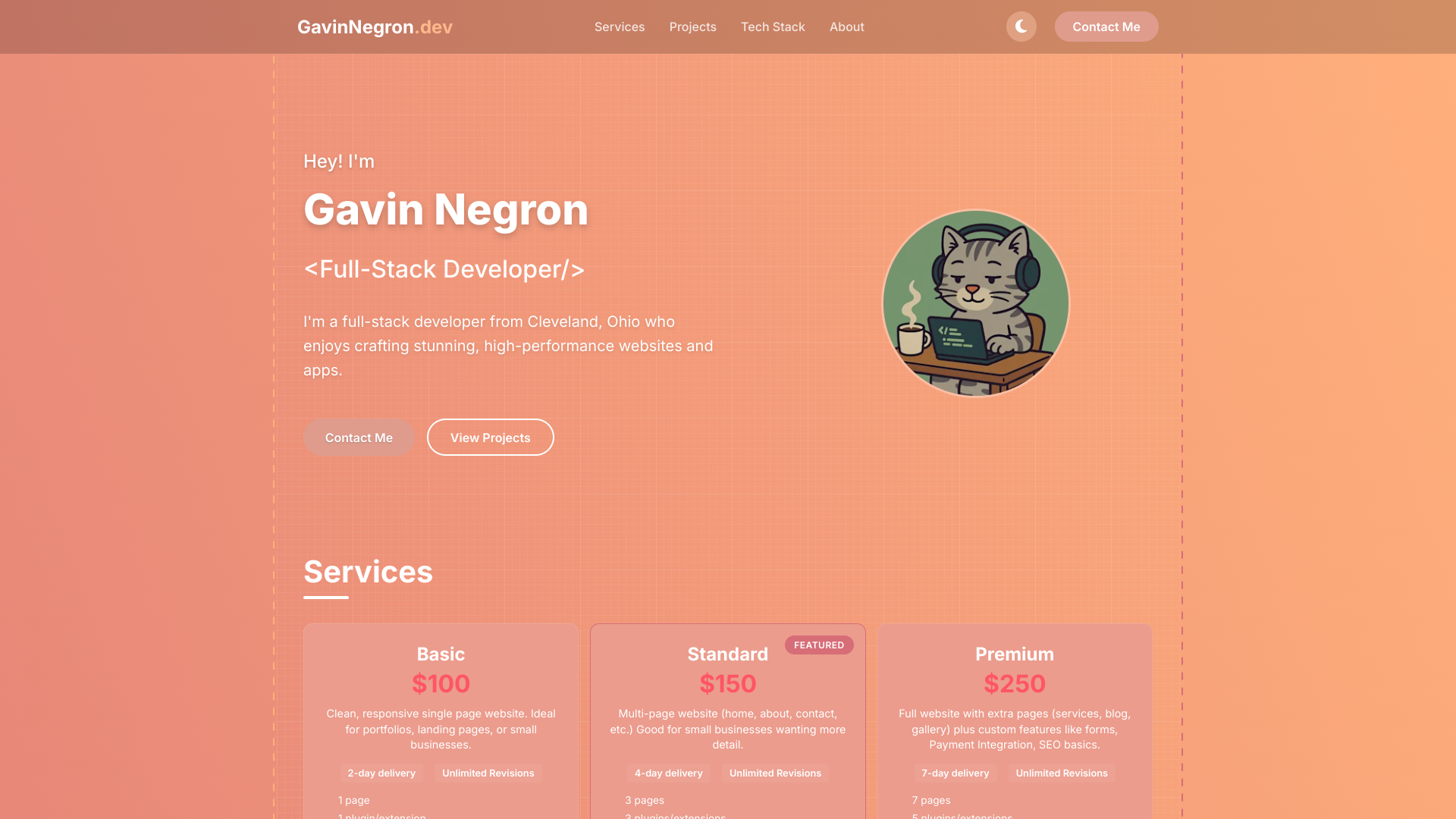 Gavin Negron portfolio preview