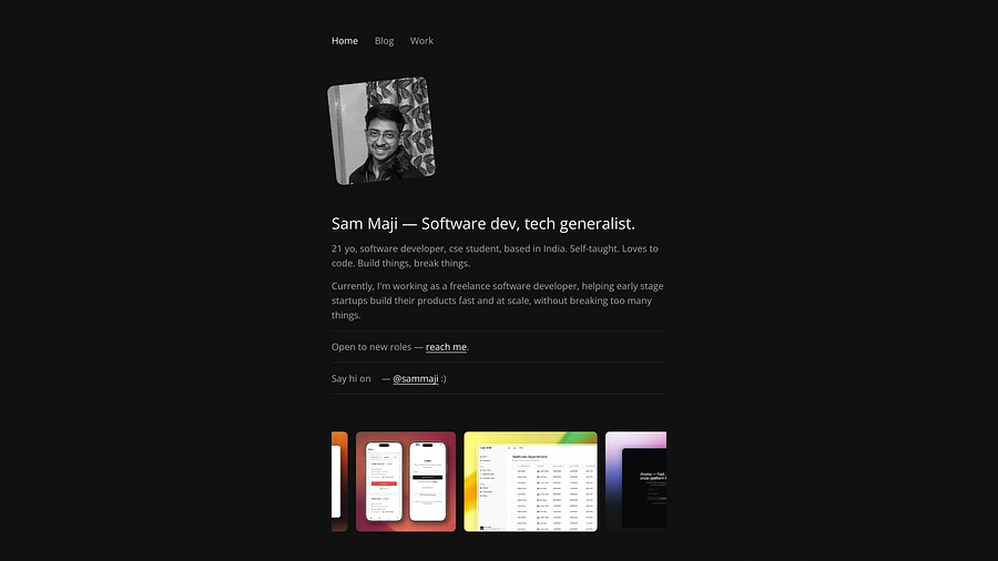 Samyabrata Maji portfolio preview 1