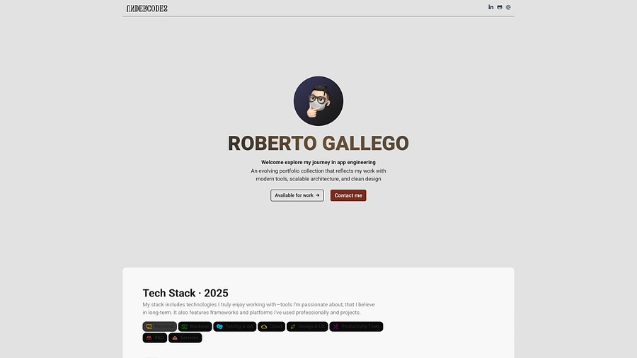 Roberto Gallego portfolio preview 1