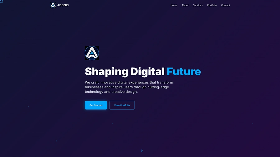 Adonis Software portfolio preview 1