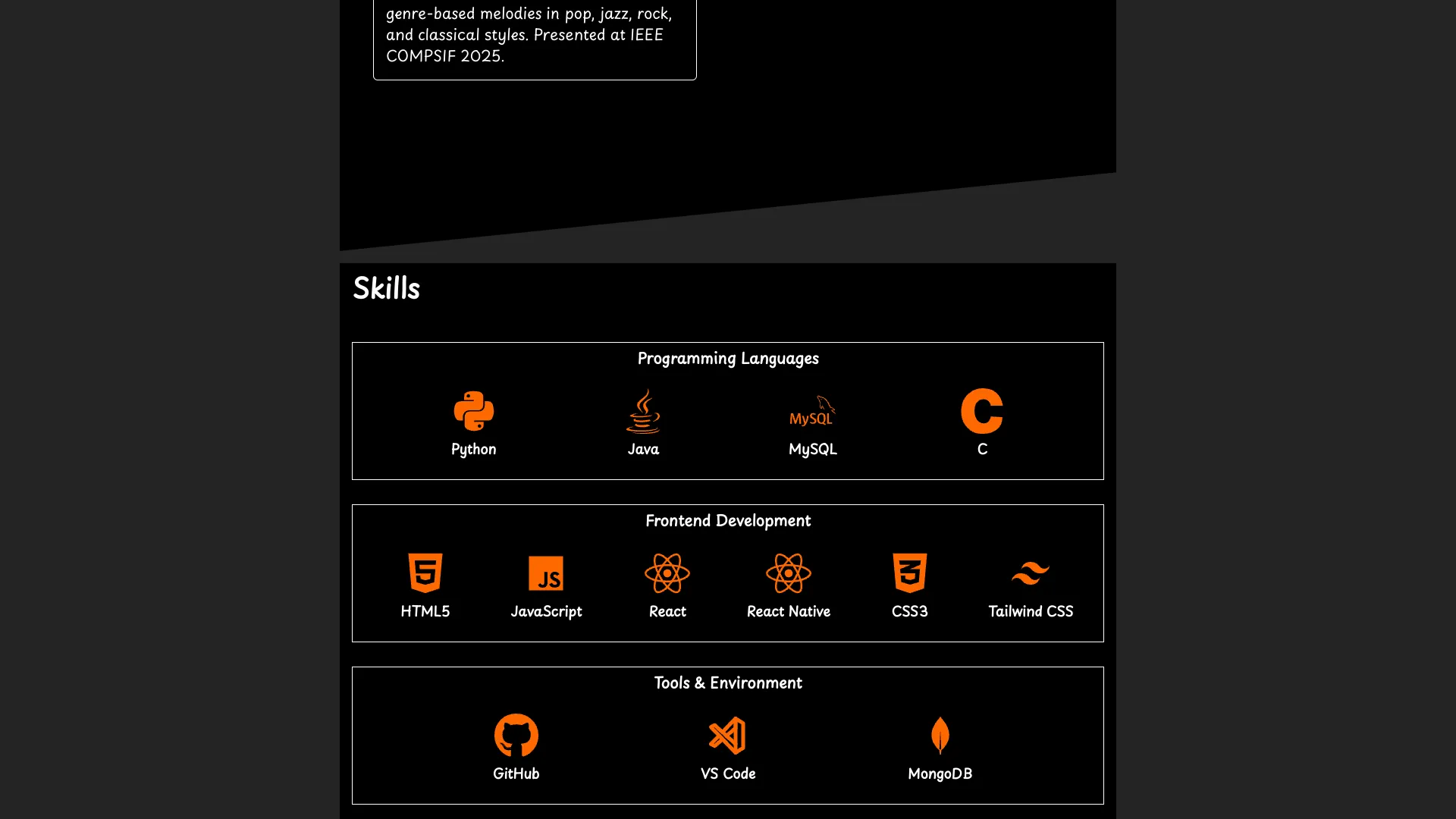 screenshot of more of Aadish D  Somayaji 's portfolio and their work
